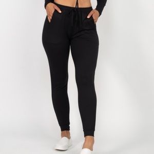 Jogger & Long sleeve crop top set (sold separately)